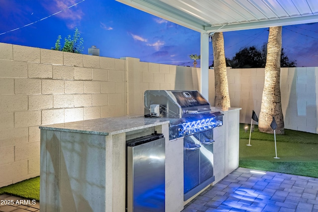 8430 E Fairmount Ave, Scottsdale, AZ 85251 - view of patio / terrace with a putting area
