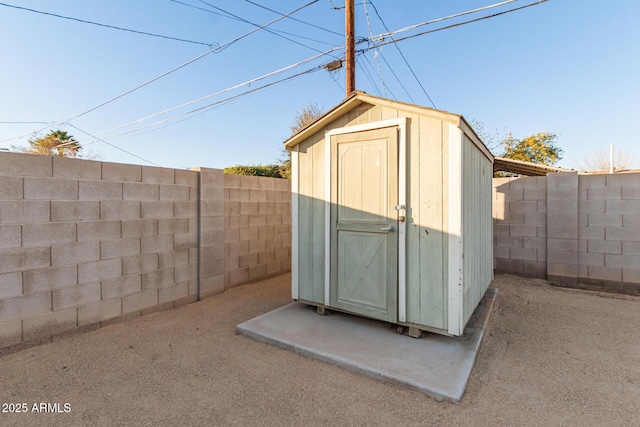 view of outbuilding