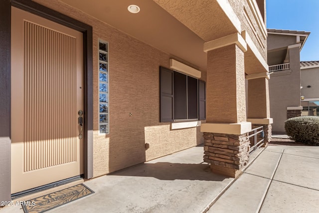 view of property entrance