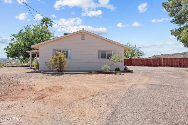 637 Chaparral Rd, Wickenburg, AZ 85390 - view of property exterior featuring fence