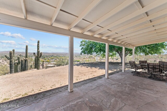 637 Chaparral Rd, Wickenburg, AZ 85390 - view of patio / terrace with fence and outdoor dining space