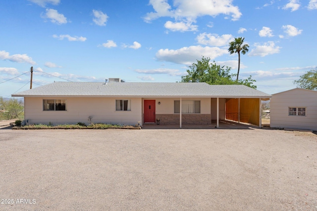 637 Chaparral Rd, Wickenburg, AZ 85390 - view of ranch-style house