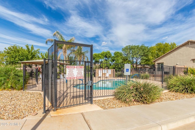 view of pool