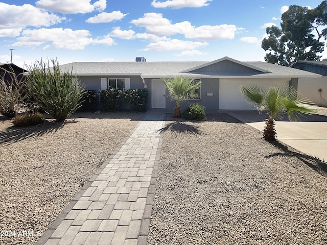 view of ranch-style home