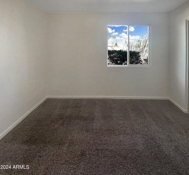 spare room featuring carpet floors