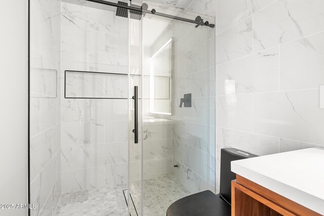 3282 E Palo Verde Dr, Paradise Valley, AZ 85253 - bathroom featuring walk in shower and vanity