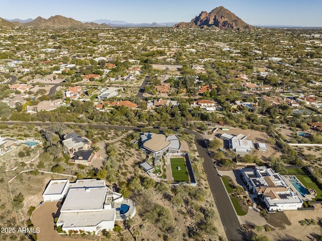 3282 E Palo Verde Dr, Paradise Valley, AZ 85253 - birds eye view of property featuring a mountain view