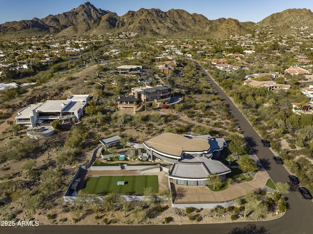 3282 E Palo Verde Dr, Paradise Valley, AZ 85253 - birds eye view of property featuring a mountain view