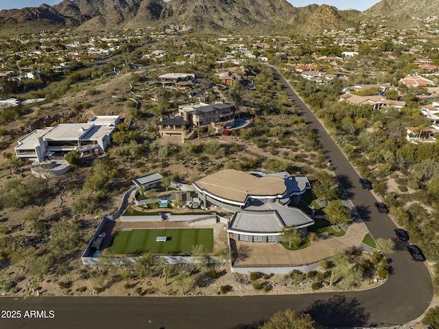 3282 E Palo Verde Dr, Paradise Valley, AZ 85253 - drone / aerial view featuring a mountain view