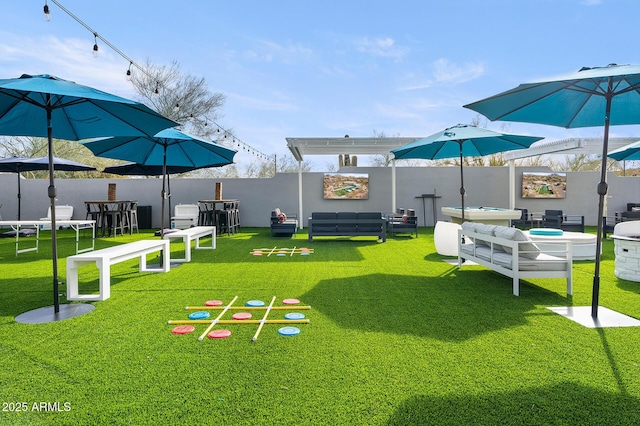 3282 E Palo Verde Dr, Paradise Valley, AZ 85253 - exterior space with an outdoor living space