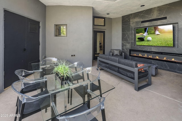 3282 E Palo Verde Dr, Paradise Valley, AZ 85253 - exterior space featuring an outdoor living space with a fire pit