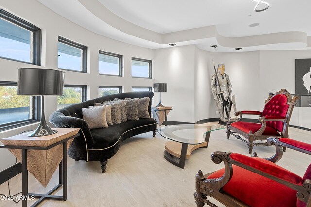 3282 E Palo Verde Dr, Paradise Valley, AZ 85253 - living area with a tray ceiling