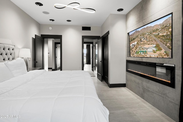 3282 E Palo Verde Dr, Paradise Valley, AZ 85253 - bedroom featuring a fireplace