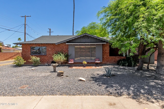 view of ranch-style house