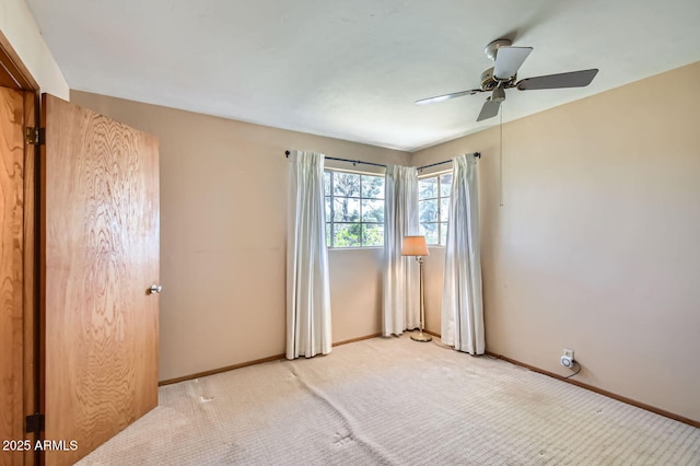 3944 E Oak St, Phoenix, AZ 85008 - empty room featuring ceiling fan and light colored carpet