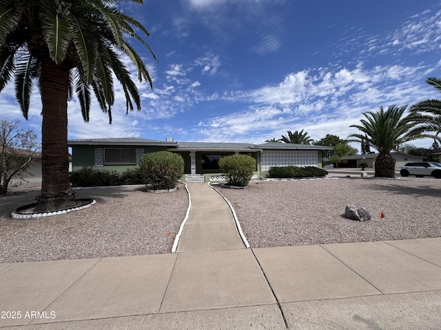 view of front of home