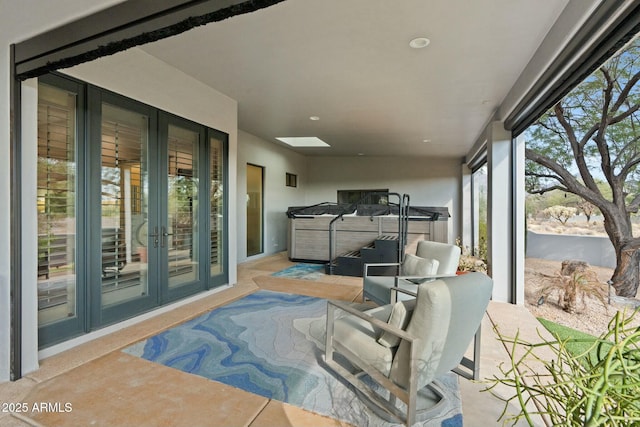 view of patio / terrace with french doors