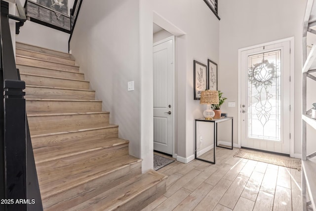 view of foyer entrance