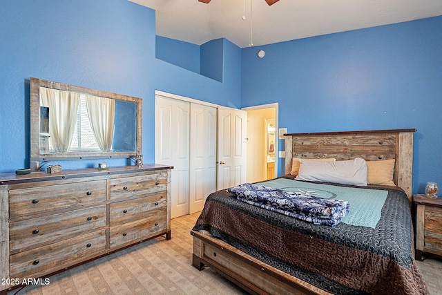 4554 W Detroit St, Chandler, AZ 85226 - bedroom with a closet and ceiling fan
