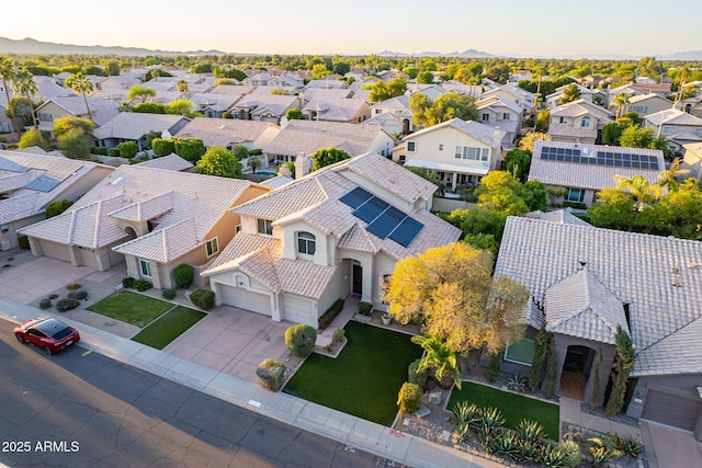 4554 W Detroit St, Chandler, AZ 85226 - bird's eye view with a mountain view and a residential view