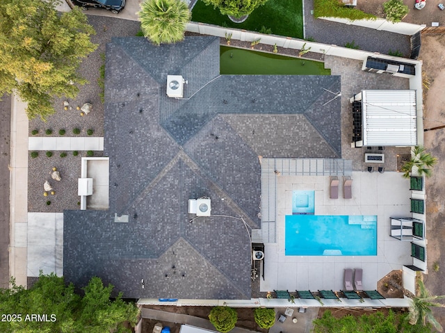 drone / aerial view