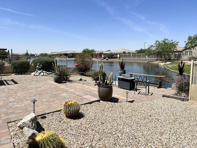 16858 S 180th Ave, Goodyear, AZ 85338 - view of patio / terrace with a water view