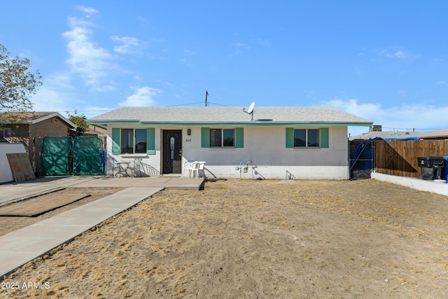 view of ranch-style home