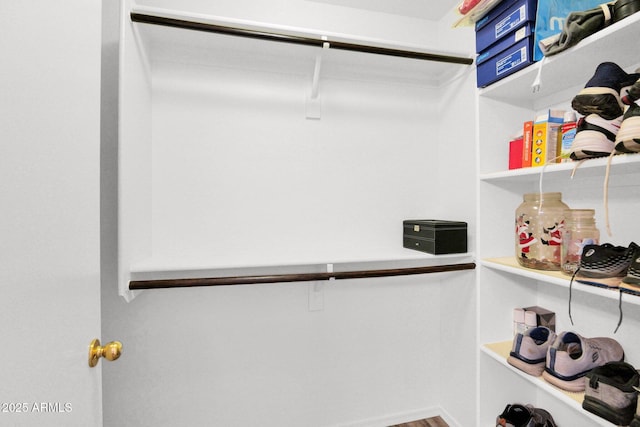 5424 S 15th St, Phoenix, AZ 85040 - walk in closet with wood finished floors