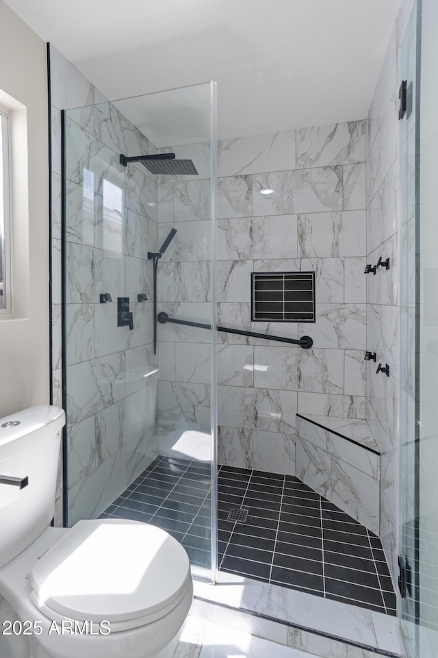 9231 W Grovers Ave, Peoria, AZ 85382 - bathroom with toilet and a shower stall