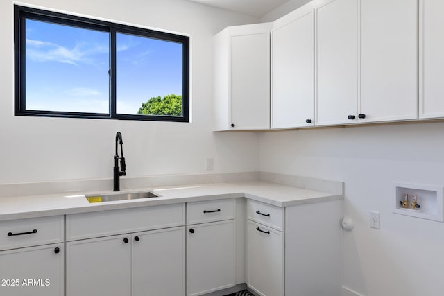 4301 E Sells Dr, Phoenix, AZ 85018 - laundry area with hookup for a washing machine and cabinet space
