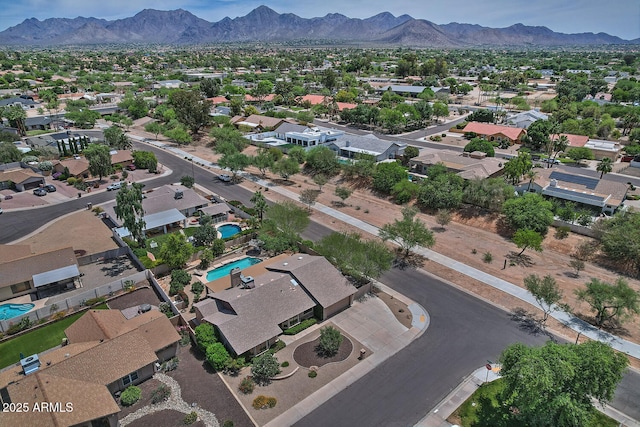 9476 E Laurel Ln, Scottsdale, AZ 85260 - aerial view of residential area featuring a mountainous background