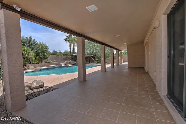 9476 E Laurel Ln, Scottsdale, AZ 85260 - view of pool featuring a patio and a fenced backyard