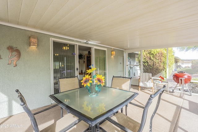 view of patio / terrace featuring outdoor dining space