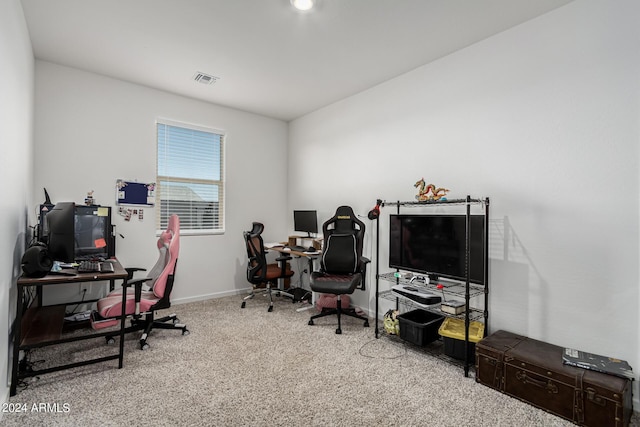 3454 E Jasmine Way, San Tan Valley, AZ 85143 - carpeted home office with visible vents and baseboards