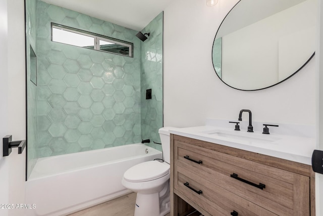 9414 N 50th Dr, Glendale, AZ 85302 - bathroom featuring vanity,  shower combination, and toilet