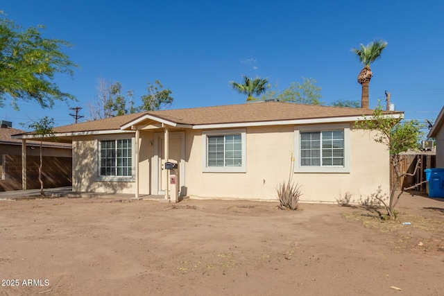 6139 N 31st Dr, Phoenix, AZ 85017 - view of front facade featuring stucco siding and fence