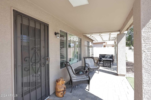 view of patio / terrace featuring outdoor lounge area