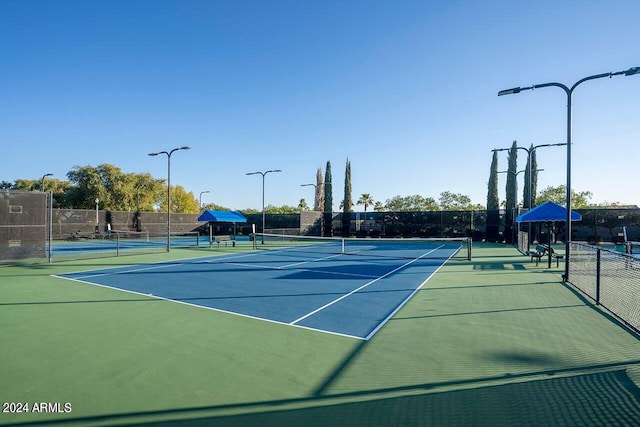 view of sport court