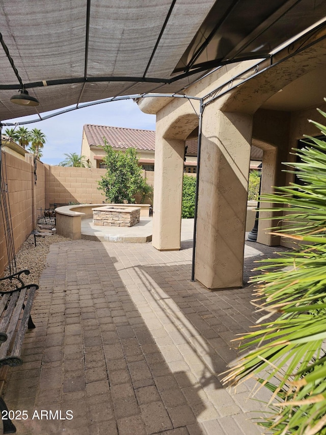 14380 W Monte Vista Rd, Goodyear, AZ 85395 - fenced backyard featuring a patio