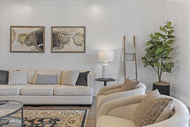2625 N 24th St Unit 22, Mesa, AZ 85213 - living area featuring wood finished floors and baseboards