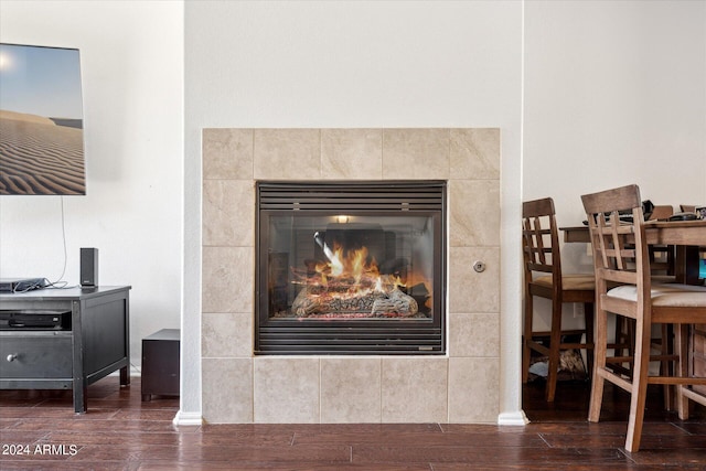 room details with wood-type flooring