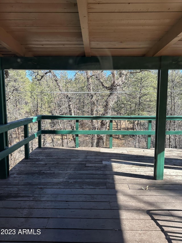 view of deck