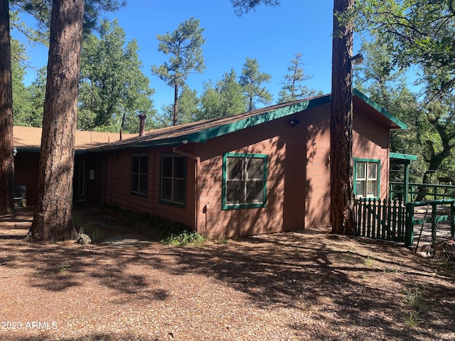 view of home's exterior