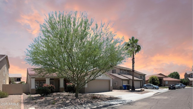 351 N Newport St, Chandler, AZ 85225 - view of front facade featuring a garage, stucco siding, and driveway