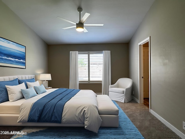 351 N Newport St, Chandler, AZ 85225 - carpeted bedroom with baseboards and a ceiling fan