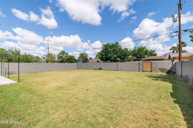 view of yard