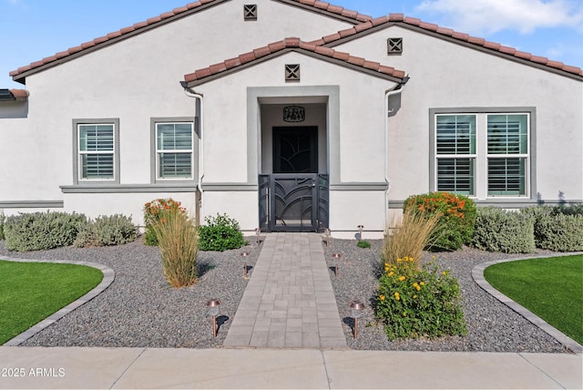 17385 W Sugar Hill Ct, Surprise, AZ 85388 - mediterranean / spanish house featuring stucco siding and a tiled roof