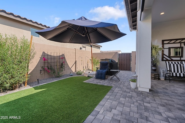 17385 W Sugar Hill Ct, Surprise, AZ 85388 - view of yard with a patio area