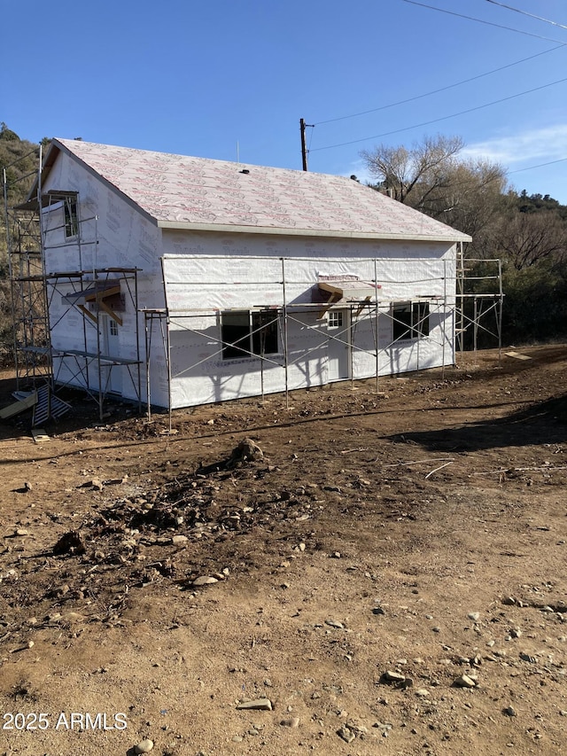 view of back of property