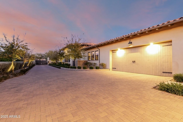 view of mediterranean / spanish house